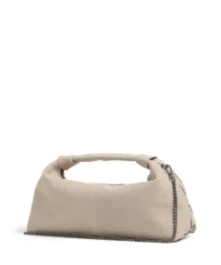 Braided Dandy Handtasche genarbtes Kalbsleder beige