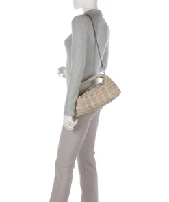 Braided Dandy Handtasche genarbtes Kalbsleder beige