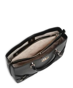 Bramina Handtasche Lederimitat schwarz