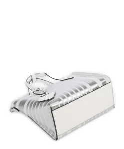 Brasilia Handtasche Lederimitat silber