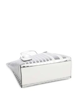 Brasilia Shopper Lederimitat silber