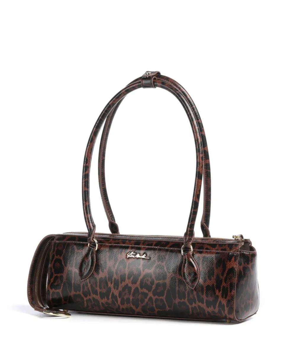 BREMIE-E Schultertasche Lederimitat braun