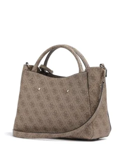 Brenton Handtasche Lederimitat hellbraun