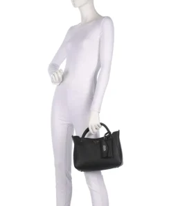 Brenton Handtasche Lederimitat schwarz