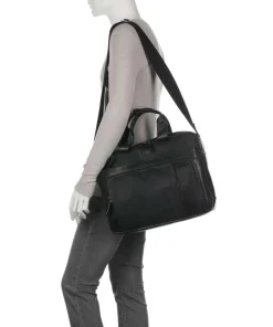 Brick Lane Aktentasche 15″ Leder schwarz
