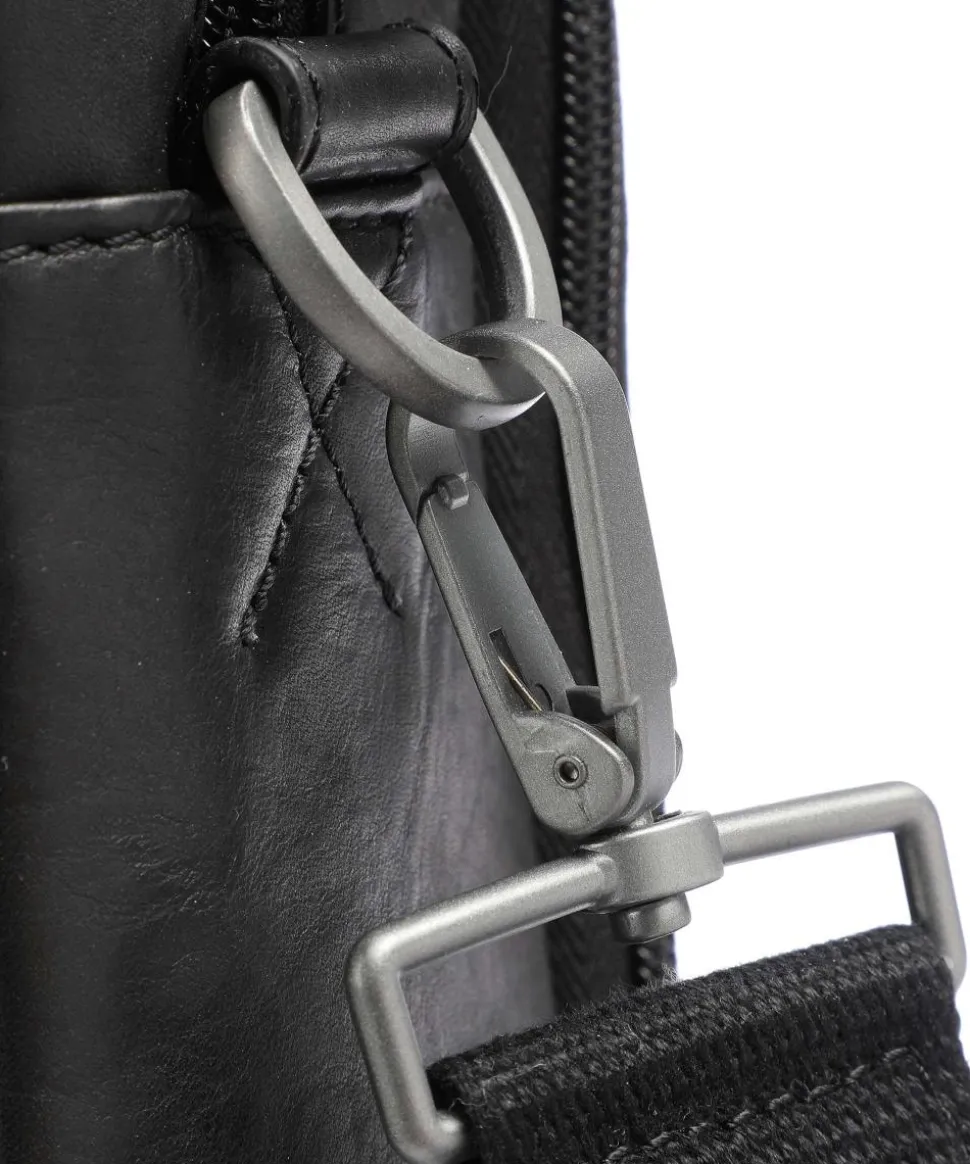Brick Lane Aktentasche 15″ Leder schwarz