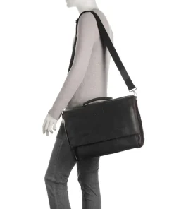 Brick Lane Jim Aktentasche 15″ Leder dunkelbraun
