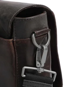 Brick Lane Jim Aktentasche 15″ Leder dunkelbraun
