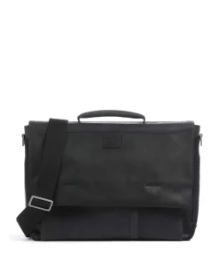Brick Lane Jim Aktentasche 15″ Leder schwarz