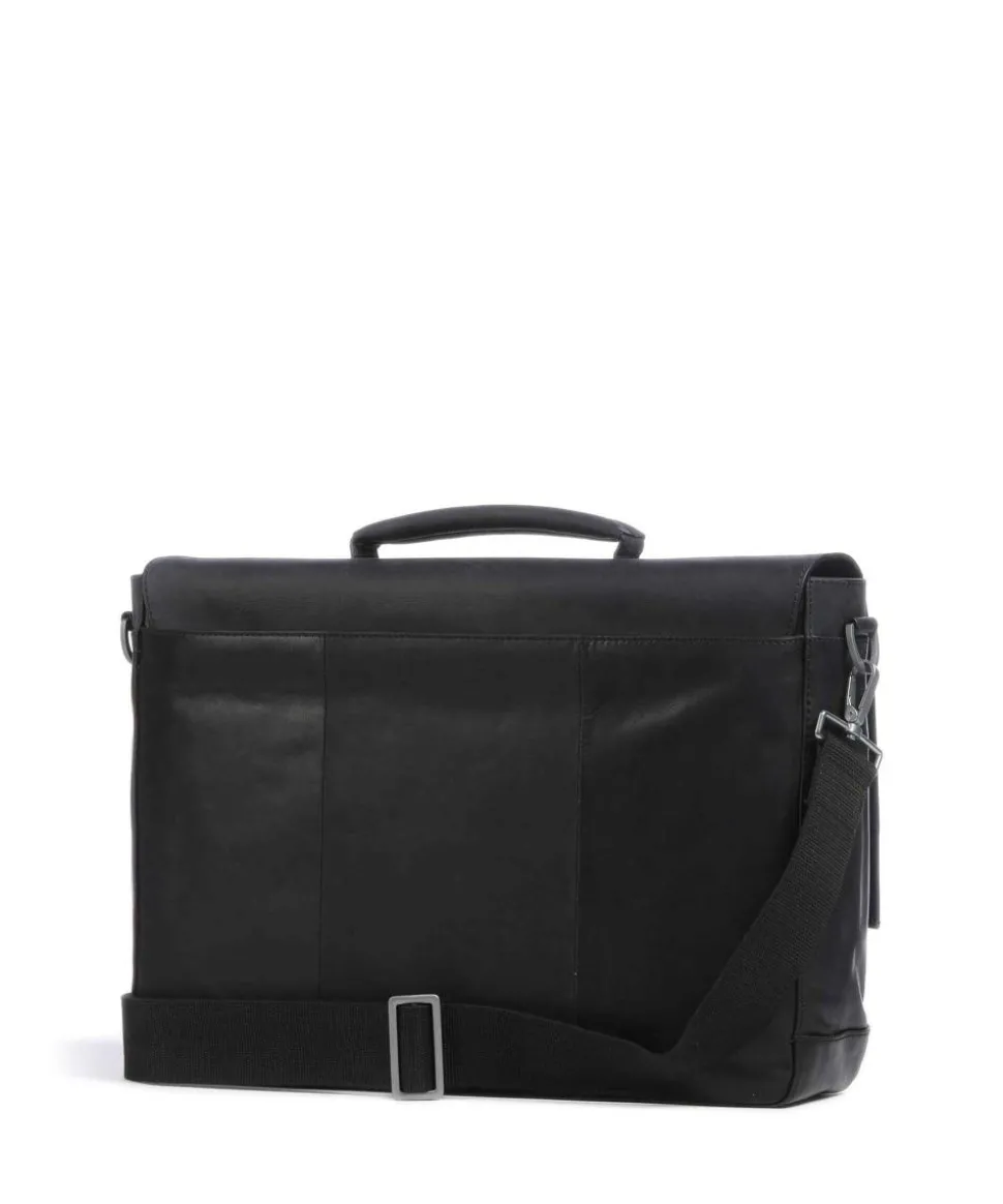 Brick Lane Jim Aktentasche 15″ Leder schwarz