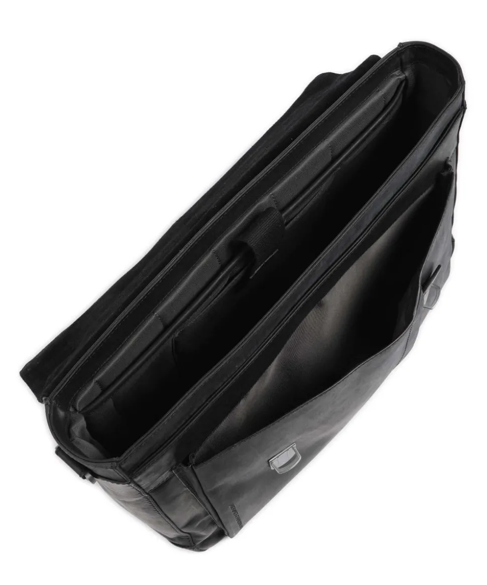 Brick Lane Jim Aktentasche 15″ Leder schwarz