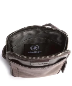 Brick Lane Umhängetasche Leder dunkelbraun