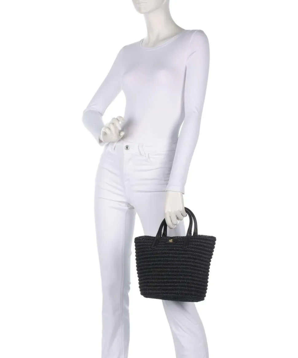 Brie 22 Handtasche Bast schwarz