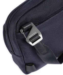 Brief Umhängetasche recyceltes Nylon navy