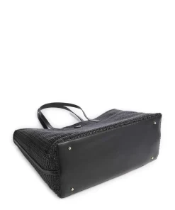 Brigitta Shopper Lederimitat schwarz