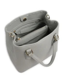 Brixton Handtasche Lederimitat hellgrau