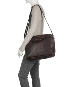 Bronco Aktentasche 15″ Büffelleder dunkelbraun