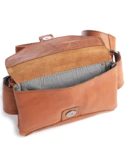 Bronco Gürteltasche fein genarbtes Leder cognac