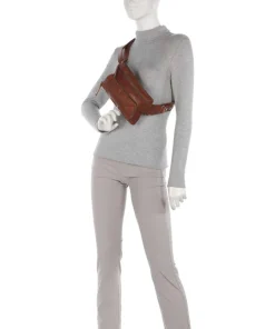 Bronco Gürteltasche Leder braun