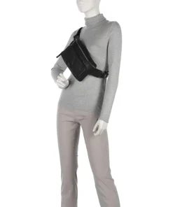 Bronco Gürteltasche Leder schwarz