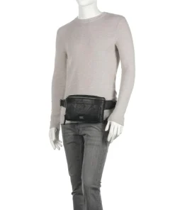 Bronco Gürteltasche Leder schwarz