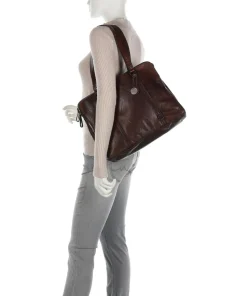 Bronco Shopper 15″ Büffelleder dunkelbraun