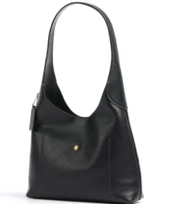 Brooklyn 28 Beuteltasche fein genarbtes Leder schwarz