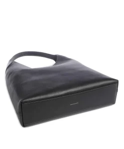 Brooklyn 39 Beuteltasche genarbtes Leder schwarz