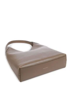 Brooklyn 39 Beuteltasche genarbtes Leder braun