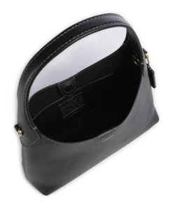 Brooklyn 23 Schultertasche fein genarbtes Leder schwarz