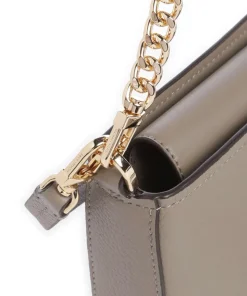 Bryant Small Schultertasche genarbtes Rindsleder taupe