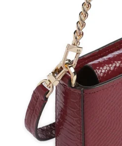 Bryant Small Schultertasche geprägtes Rindsleder wein