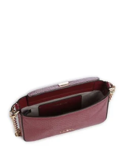 Bryant Small Schultertasche geprägtes Rindsleder wein