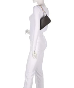 Bryant Small Schultertasche genarbtes Rindsleder dunkelbraun