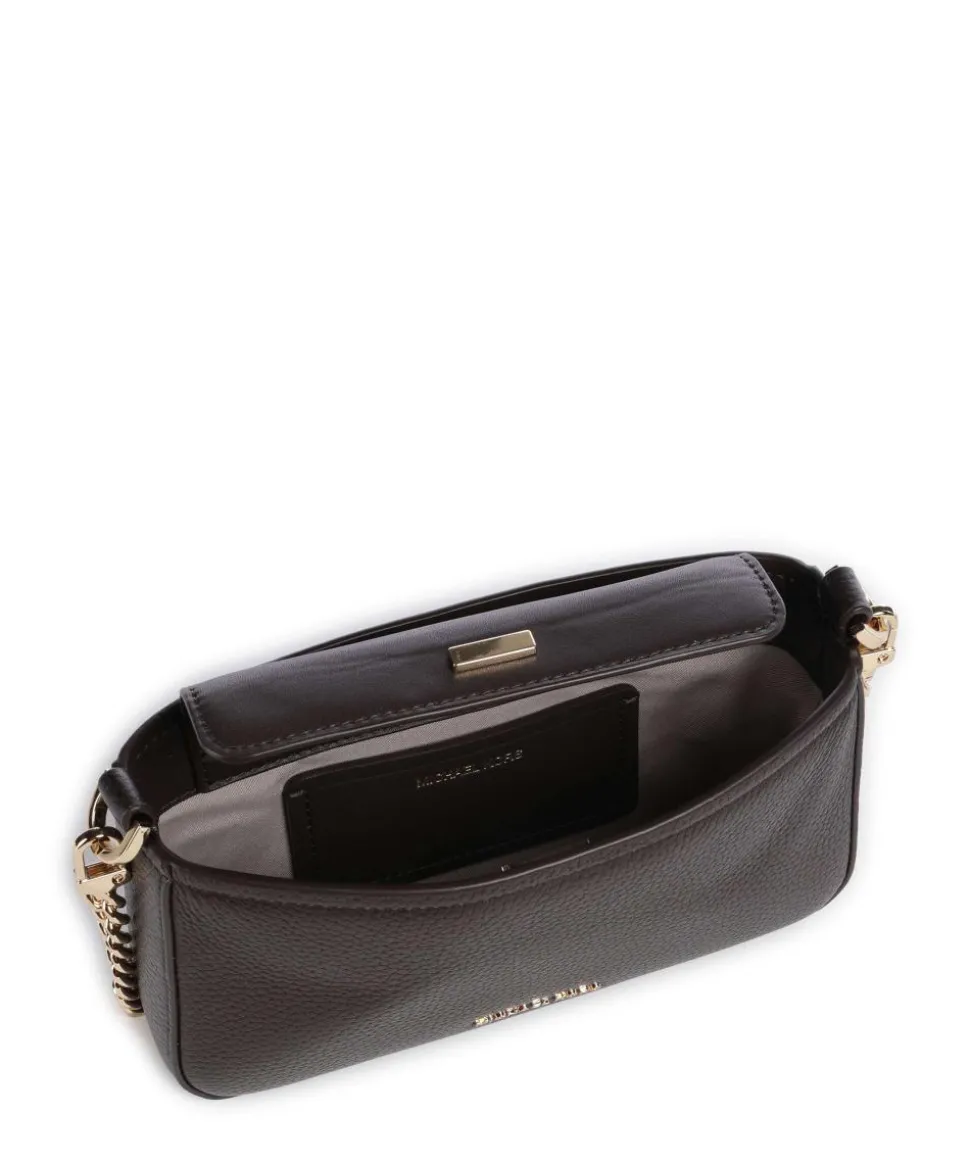 Bryant Small Schultertasche genarbtes Rindsleder dunkelbraun