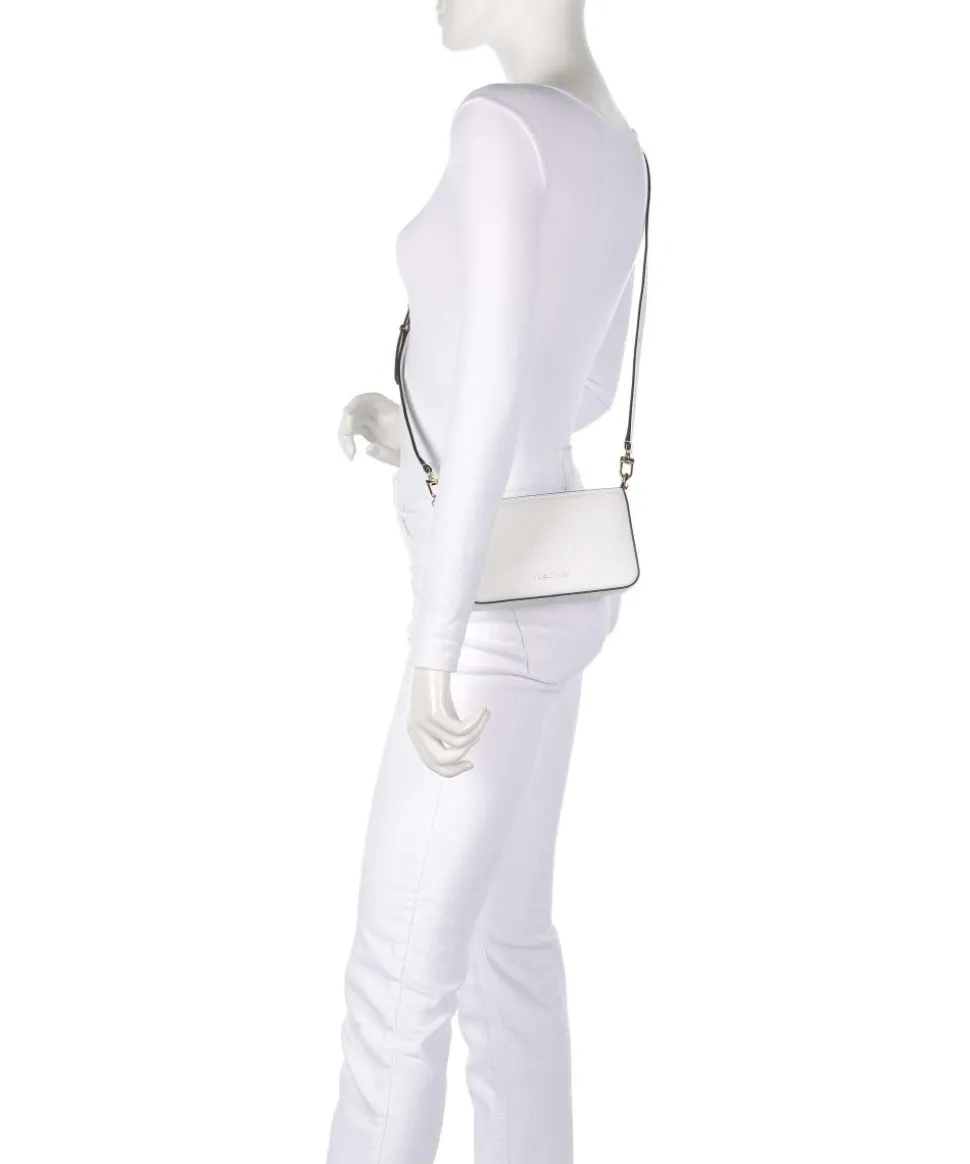 Bryant Small Schultertasche genarbtes Rindsleder weiß