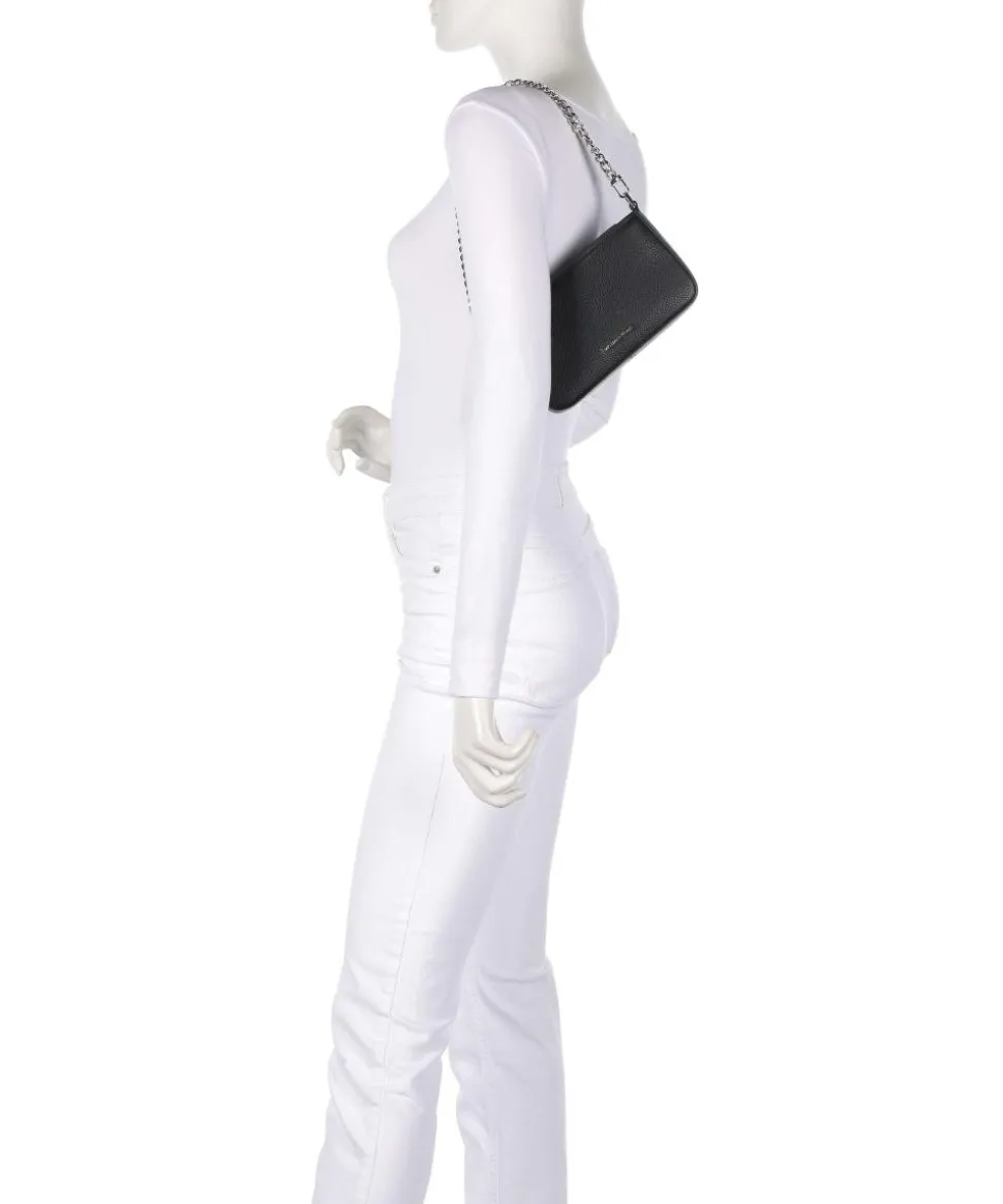 Bryant Small Schultertasche genarbtes Rindsleder schwarz