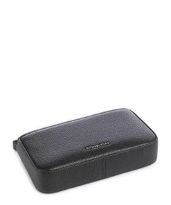 Bryant Small Schultertasche genarbtes Rindsleder schwarz