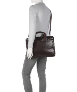 Buddy Aktentasche 15″ Büffelleder dunkelbraun