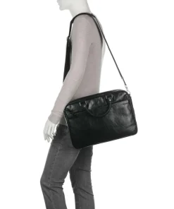 Buddy Aktentasche 13″ Büffelleder schwarz