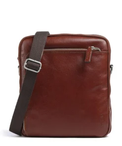 Buddy Umhängetasche Büffelleder cognac