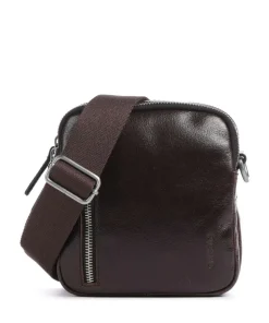 Buddy Umhängetasche Büffelleder dunkelbraun