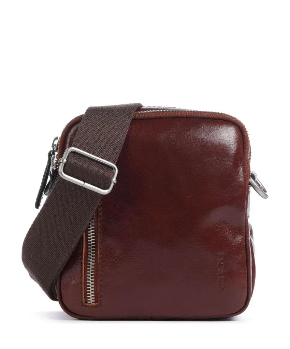 Buddy Umhängetasche Büffelleder cognac