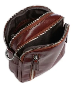 Buddy Umhängetasche Büffelleder cognac