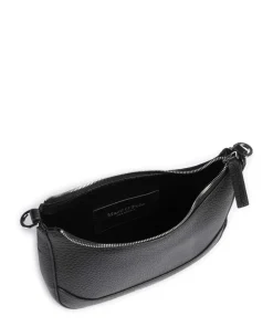 Bulan S Umhängetasche genarbtes Rindsleder schwarz