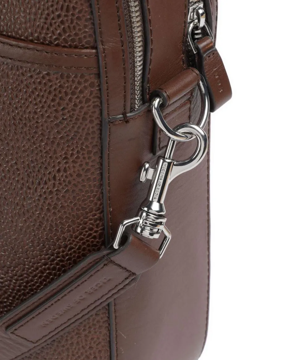 Burin Aktentasche 16″ genarbtes Rindsleder dunkelbraun