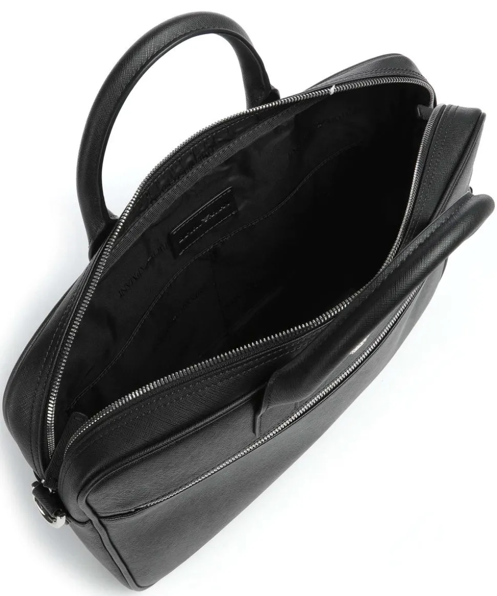 Business Regenerated Aktentasche 14″ Lederimitat schwarz