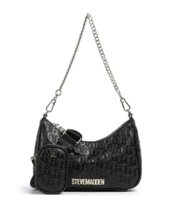 BVICE-E Schultertasche Lederimitat schwarz