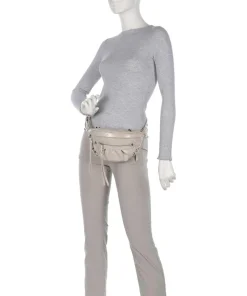 BVINA Gürteltasche Polyurethane creme