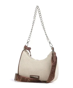BVITAL-W Schultertasche Baumwolle beige/braun